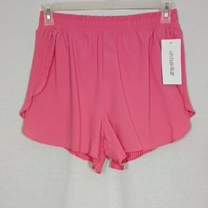 NEW Marika Womens Pink Lemonade Lilian Pleated Short Size Small Athleisure Lined